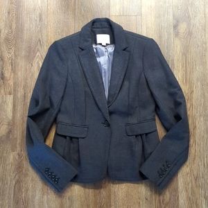 Ann Taylor Loft Charcoal Blazer